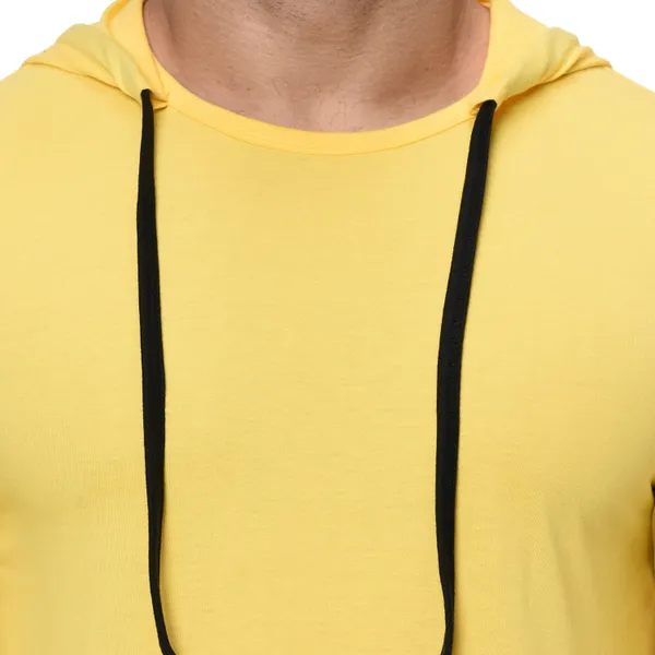 Yellow_Cotton_Solid_Hooded_Neck_Regukar_Fit_T-Shirt_for_men