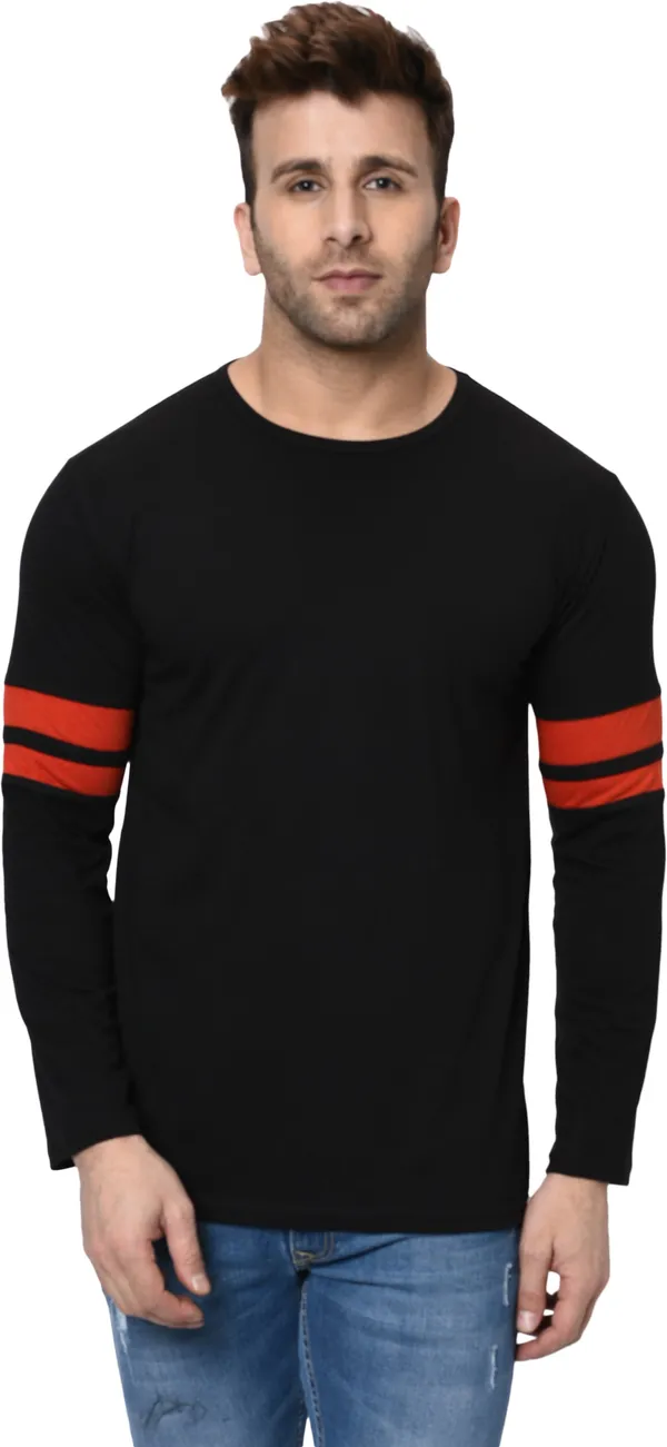 Black_Striped_Round_Neck_T-Shirt_for_Men_|_Regular_Fit