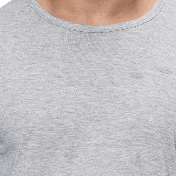Grey_Striped_Round_Neck_Regukar_Fit_T-Shirt_For_Men