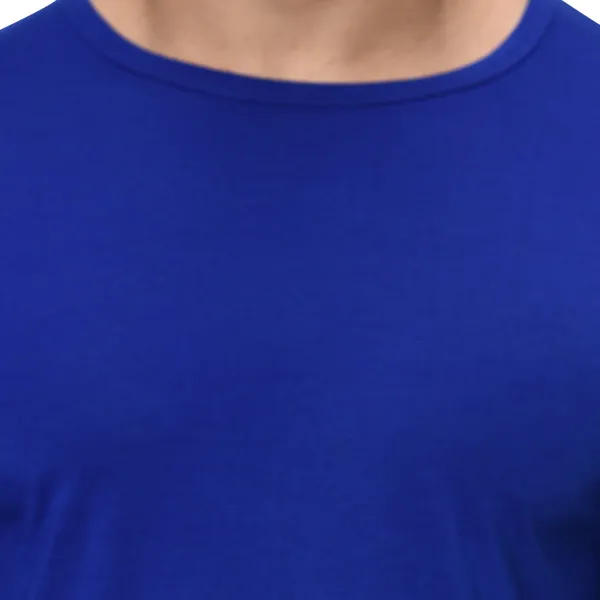 Dark_Blue_Colorblock_Shawl_Neck_Regukar_Fit_T-Shirt_for_men