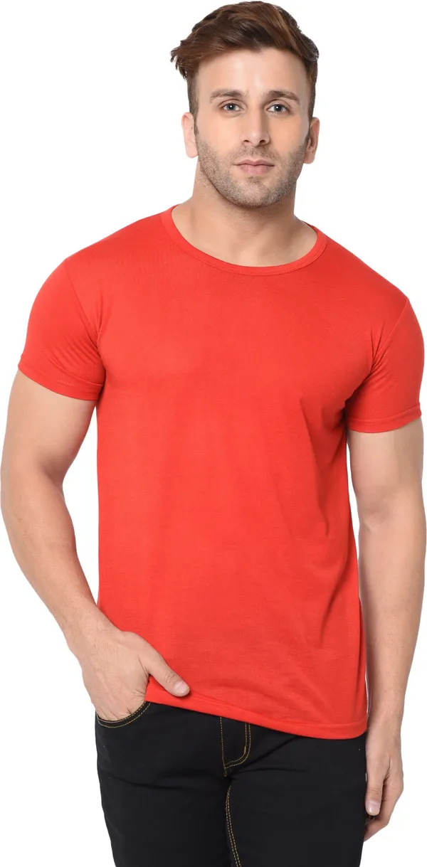 Red_Cotton_Solid_Round_Neck_Regukar_Fit_T-Shirt_for_men