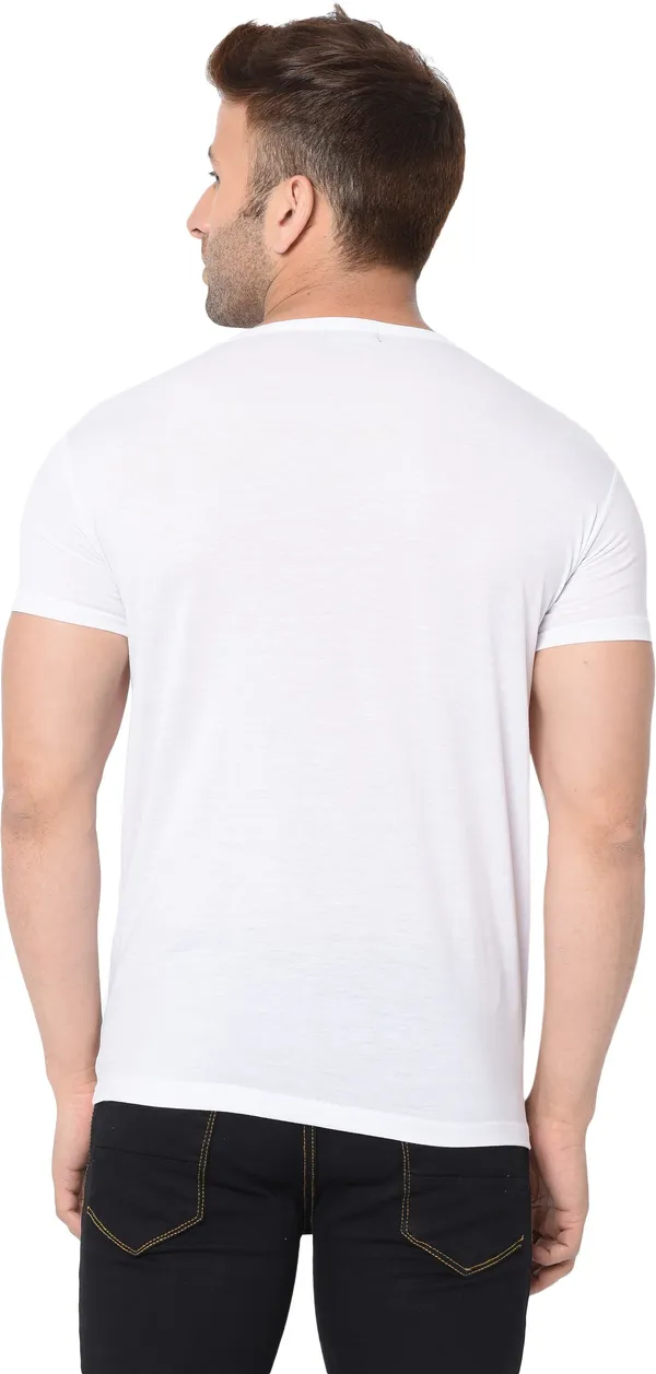 White_Cotton_Solid_Round_Neck_Regukar_Fit_T-Shirt_For_Men