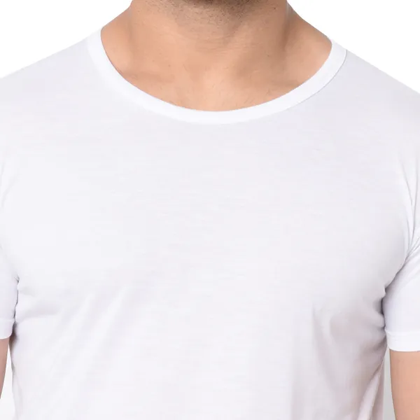White_Cotton_Solid_Round_Neck_Regukar_Fit_T-Shirt_For_Men