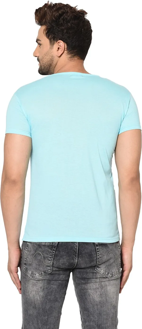 Blue_Cotton_Solid_V_Neck_Regukar_Fit_T-Shirt_For_Men