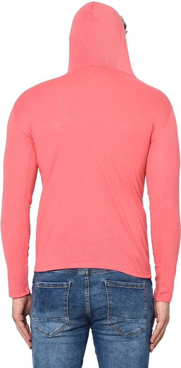 Red_Solid_Cotton_Hooded_T-Shirt_for_Men_|_Regular_Fit