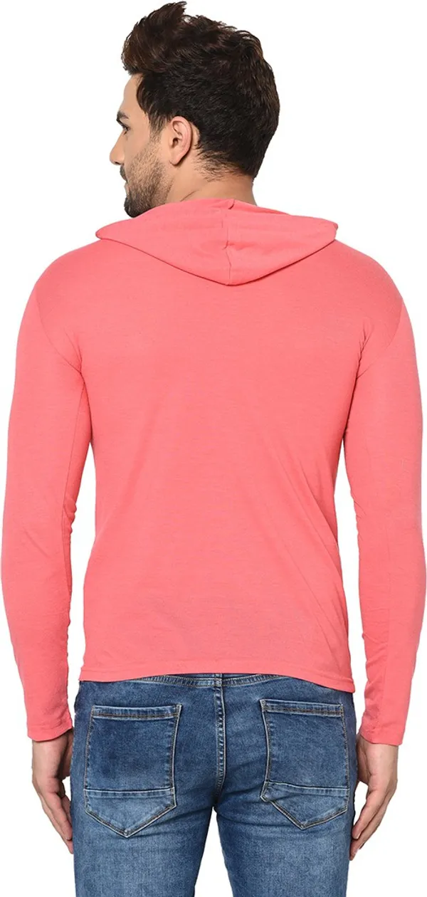 Red_Solid_Cotton_Hooded_T-Shirt_for_Men_|_Regular_Fit