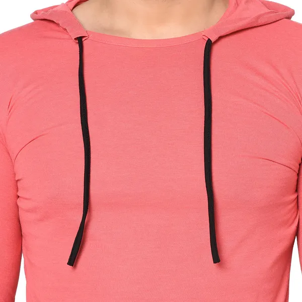 Red_Solid_Cotton_Hooded_T-Shirt_for_Men_|_Regular_Fit