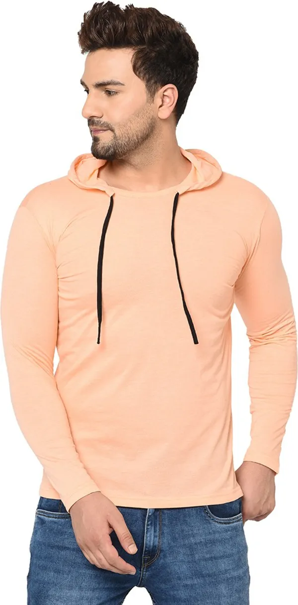 Beige_Cotton_Solid_Hooded_Neck_Regukar_Fit_T-Shirt_for_men