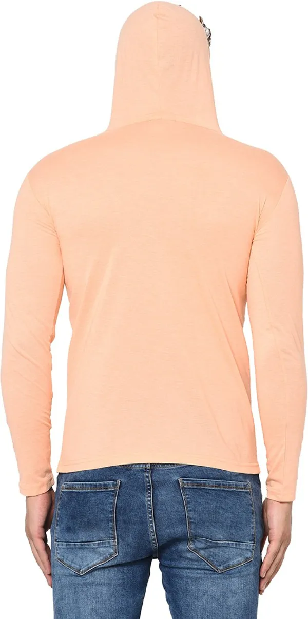 Beige_Cotton_Solid_Hooded_Neck_Regukar_Fit_T-Shirt_for_men