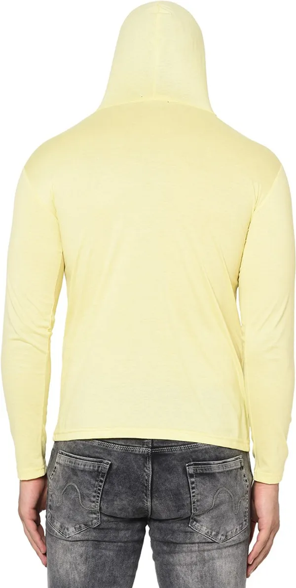 Yellow_Cotton_Solid_Hooded_Neck_Regukar_Fit_T-Shirt_for_men