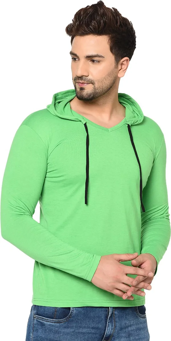 Green_Cotton_Solid_Men_Scoop_Neck_Regukar_Fit_T-Shirt_For_Men