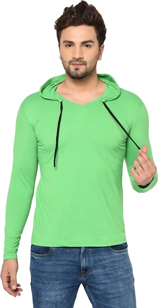Green_Cotton_Solid_Men_Scoop_Neck_Regukar_Fit_T-Shirt_For_Men