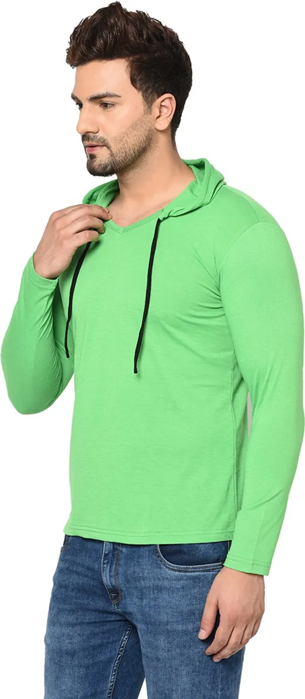 Green_Cotton_Solid_Men_Scoop_Neck_Regukar_Fit_T-Shirt_For_Men