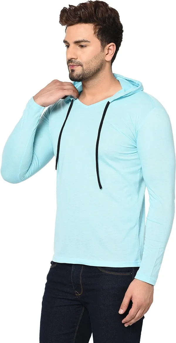 Blue_Cotton_Solid_Scoop_Neck_Regukar_Fit_T-Shirt_For_Men
