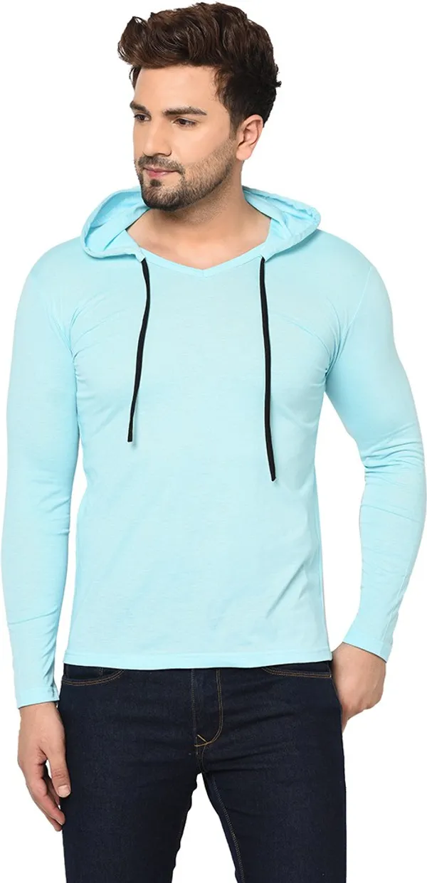 Blue_Cotton_Solid_Scoop_Neck_Regukar_Fit_T-Shirt_For_Men