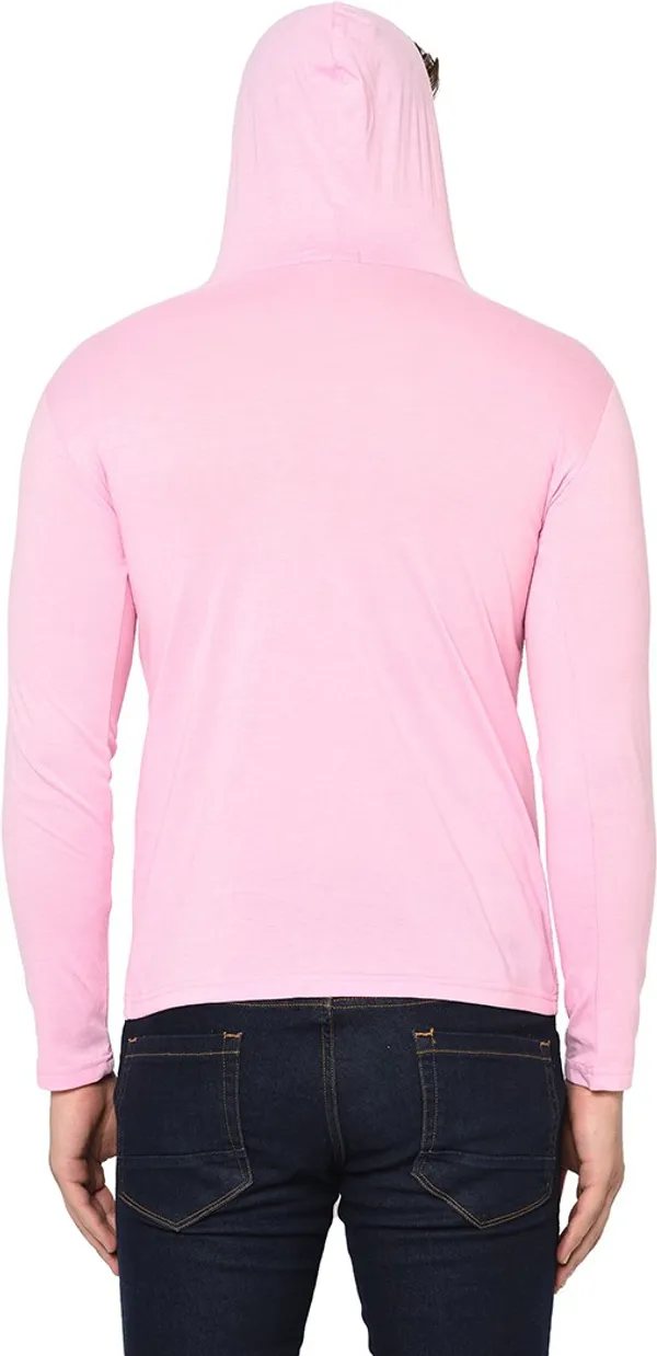 Pink_Cotton_Solid_Scoop_Neck_Regukar_Fit_T-Shirt_For_Men