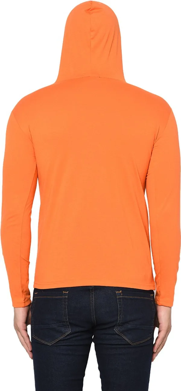 Orange_Cotton_Solid_Scoop_Neck_Regukar_Fit_T-Shirt_For_Men