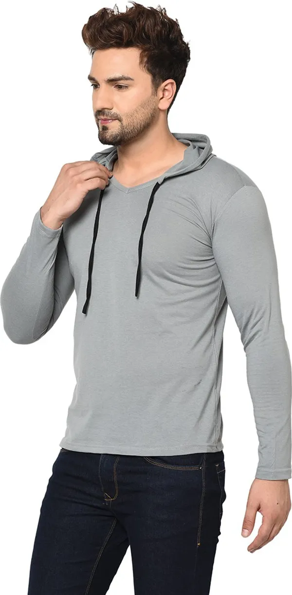 Grey_Cotton_Solid_Scoop_Neck_Regukar_Fit_T-Shirt_For_Men