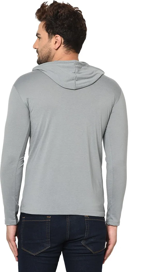 Grey_Cotton_Solid_Scoop_Neck_Regukar_Fit_T-Shirt_For_Men