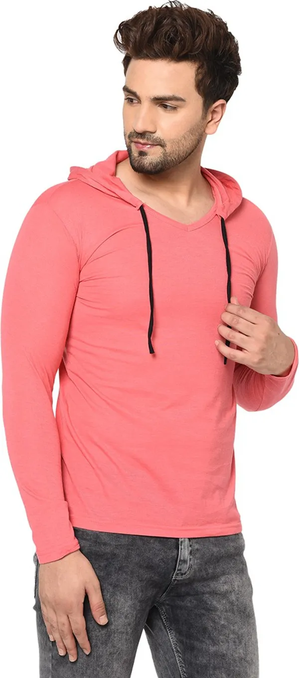 Red_Cotton_Solid_Scoop_Neck_Regukar_Fit_T-Shirt_For_Men