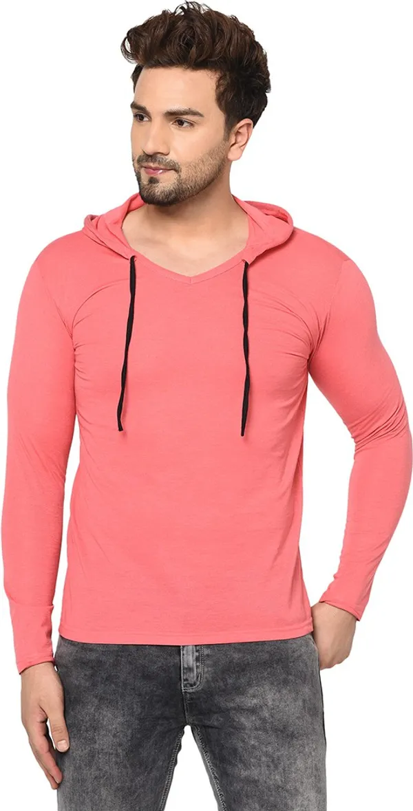 Red_Cotton_Solid_Scoop_Neck_Regukar_Fit_T-Shirt_For_Men