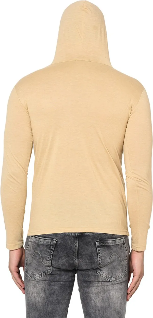 Beige_Cotton_Solid_Scoop_Neck_Regukar_Fit_T-Shirt_For_Men