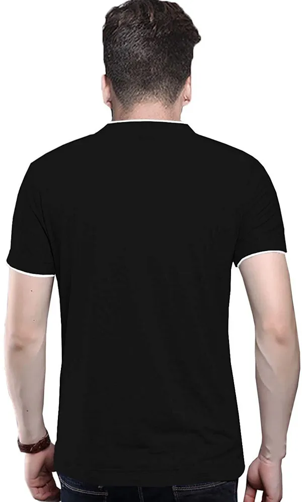 Black_Cotton_Solid_Henley_Neck_Regukar_Fit_T-Shirt_for_men