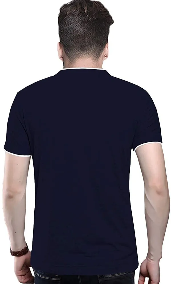 Dark_Blue_Cotton_Solid_Henley_Neck_Regukar_Fit_T-Shirt_For_Men