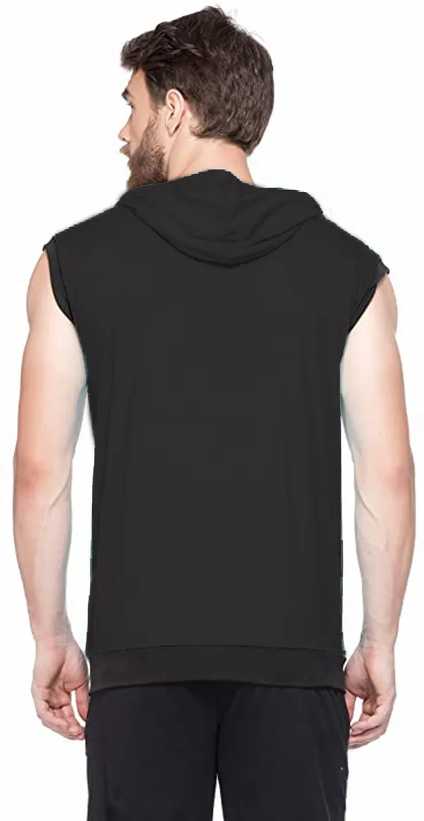 Dark_Green_Cotton_Solid_Hooded_Neck_Regukar_Fit_T-Shirt_For_Men