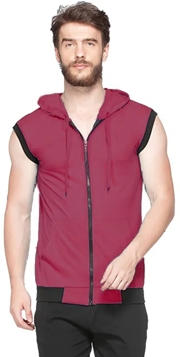 Dark_Green_Cotton_Solid_Hooded_Neck_Regukar_Fit_T-Shirt_for_men