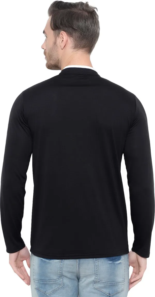 Black_Cotton_Solid_Mandarin_Collar_Regukar_Fit_T-Shirt_for_men