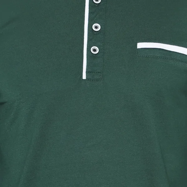 Dark_Green_Cotton_Solid_Mandarin_Collar_Regukar_Fit_T-Shirt_for_men