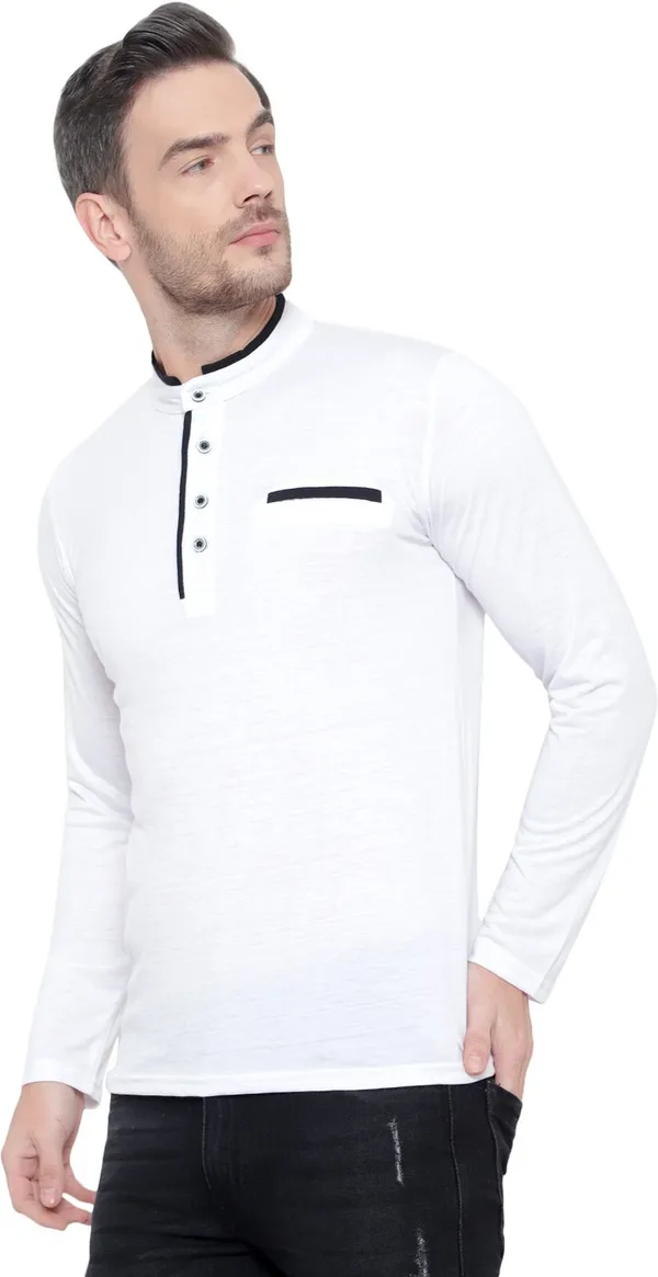 Dark_Blue_Cotton_Solid_Mandarin_Collar_Regukar_Fit_T-Shirt_for_men