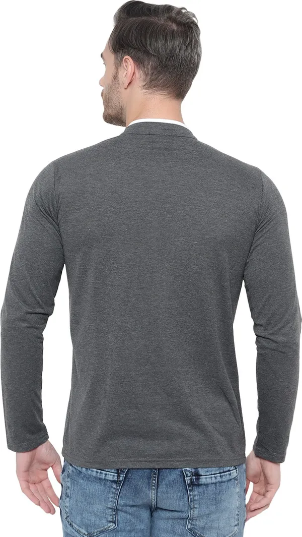 Grey_Cotton_Solid_Mandarin_Collar_Regukar_Fit_T-Shirt_for_men