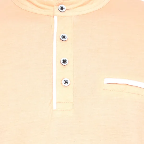 Beige_Cotton_Solid_Mandarin_Collar_Regukar_Fit_T-Shirt_For_Men