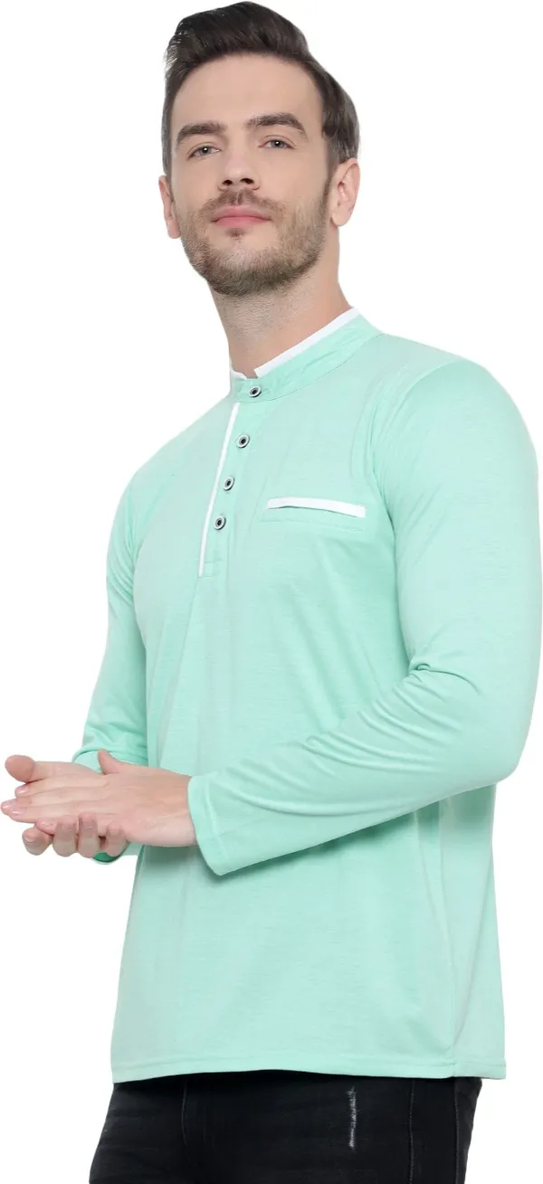 Grey_Cotton_Solid_Mandarin_Collar_Regukar_Fit_T-Shirt_for_men
