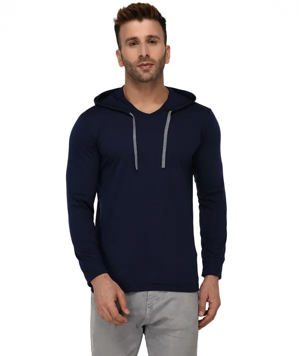 Dark_Blue_Cotton_Solid_Scoop_Neck_Regukar_Fit_T-Shirt_For_Men