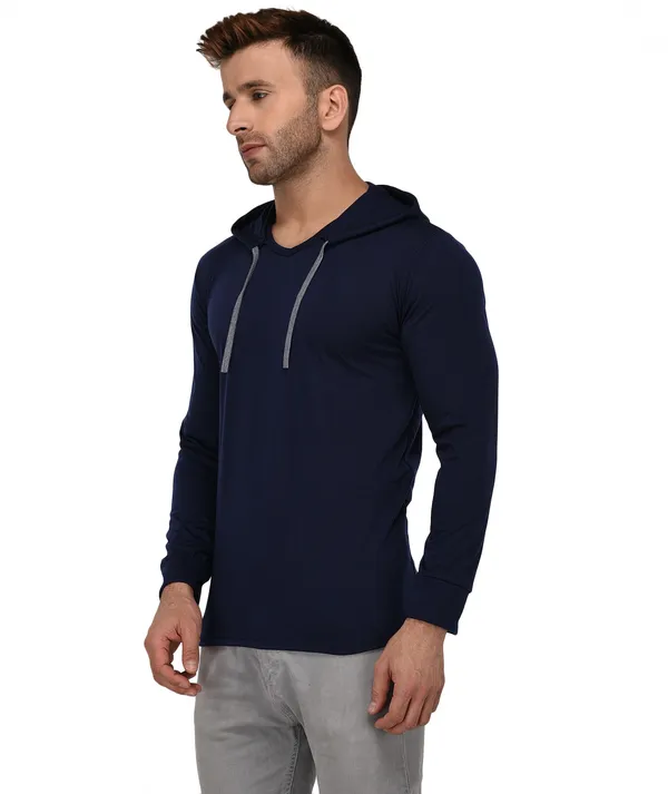Dark_Blue_Cotton_Solid_Scoop_Neck_Regukar_Fit_T-Shirt_For_Men