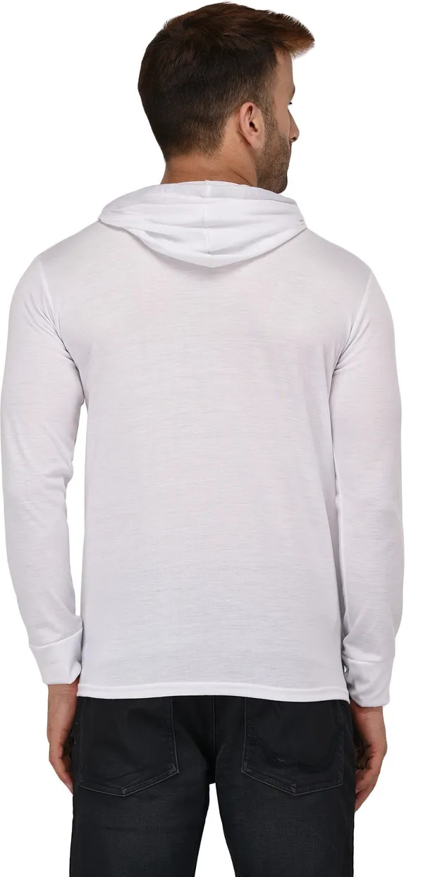 White_Cotton_Solid_Scoop_Neck_Regukar_Fit_T-Shirt_For_Men