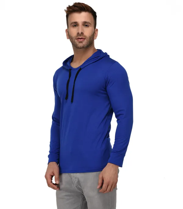 Dark_Blue_Cotton_Solid_Scoop_Neck_Regukar_Fit_T-Shirt_For_Men