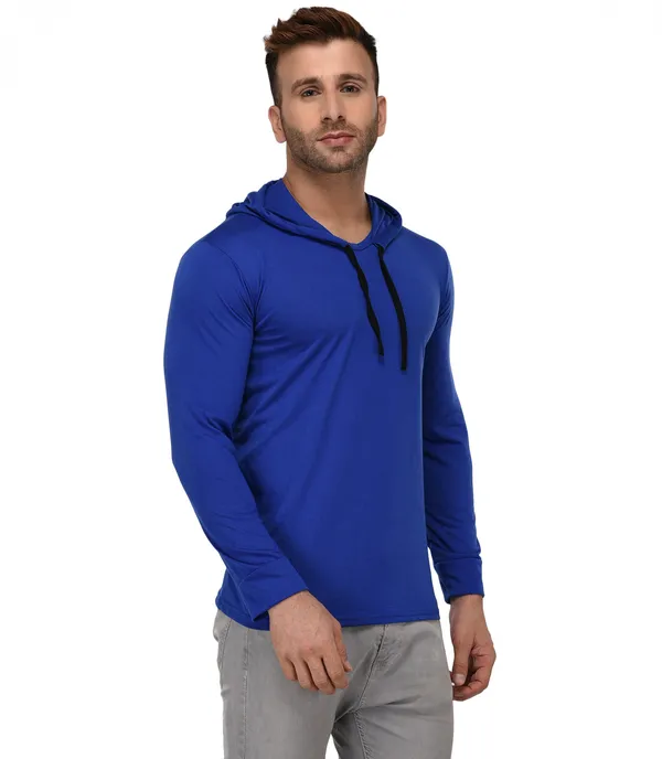 Dark_Blue_Cotton_Solid_Scoop_Neck_Regukar_Fit_T-Shirt_For_Men