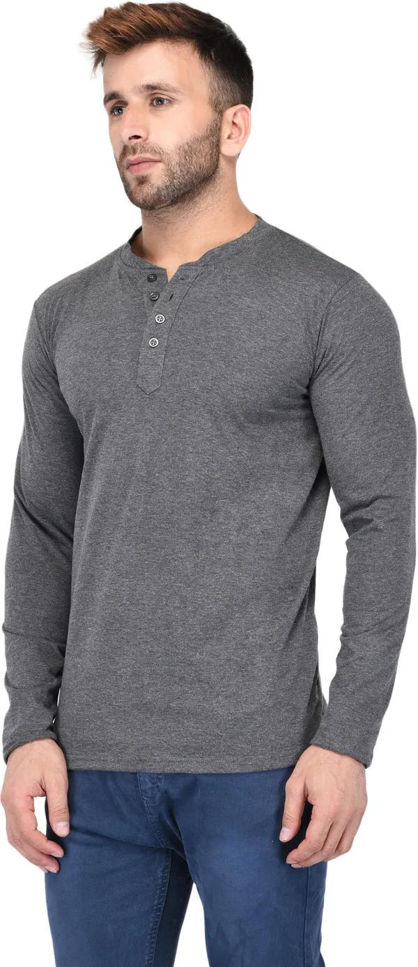 Grey_Solid_Cotton_Henley_T-Shirt_for_Men_|_Regular_Fit