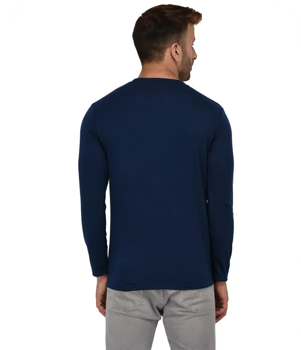 Dark_Blue_Cotton_Solid_Henley_Neck_Regukar_Fit_T-Shirt_For_Men