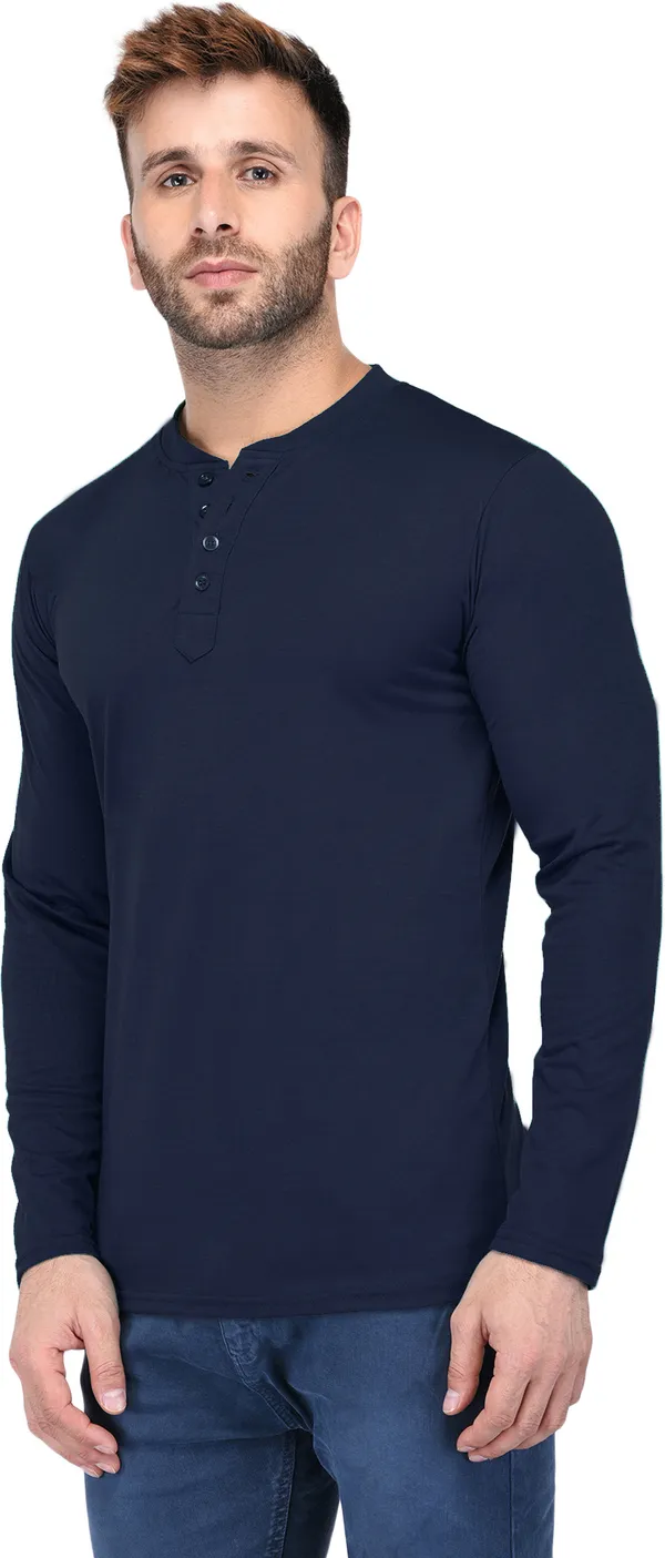 Dark_Blue_Cotton_Solid_Henley_Neck_Regukar_Fit_T-Shirt_for_men