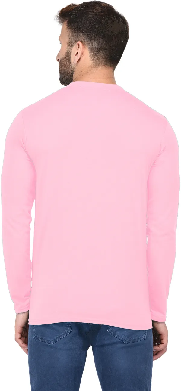 Pink_Solid_Cotton_T-Shirt_for_Men_|_Henley_Neck,_Regular_Fit