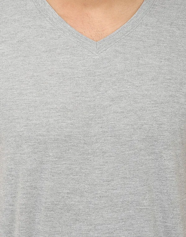 Grey_Cotton_Solid_V_Neck_Regukar_Fit_T-Shirt_For_Men