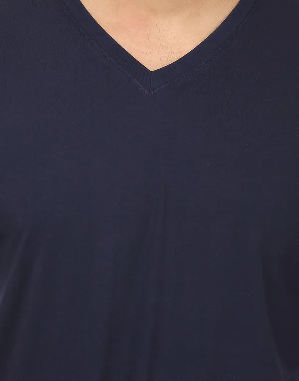 Blue_Cotton_Solid_V_Neck_Regukar_Fit_T-Shirt_for_men
