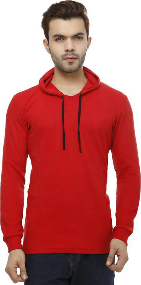Red_Cotton_Solid_Hooded_Neck_Regukar_Fit_T-Shirt_for_men