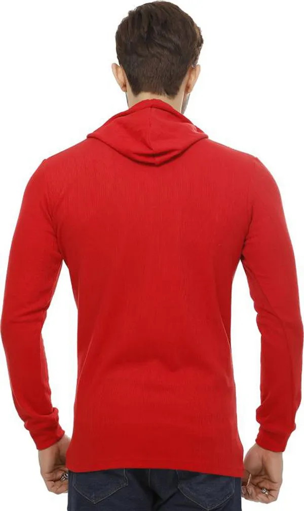 Red_Cotton_Solid_Hooded_Neck_Regukar_Fit_T-Shirt_for_men