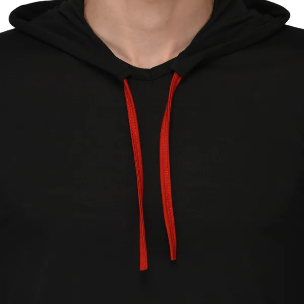 Black_Cotton_Solid_Men_Hooded_Neck_Regukar_Fit_T-Shirt_For_Men